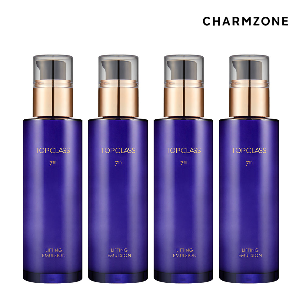 Charmzone Top Class 7th Gen Lifting Emulsion Brightening & Anti-Wrinkle Lotion 120ml (4 Pack)