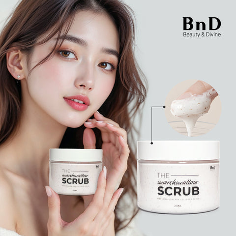 BnD Marshmallow Scrub AHA with Collagen, 200ml