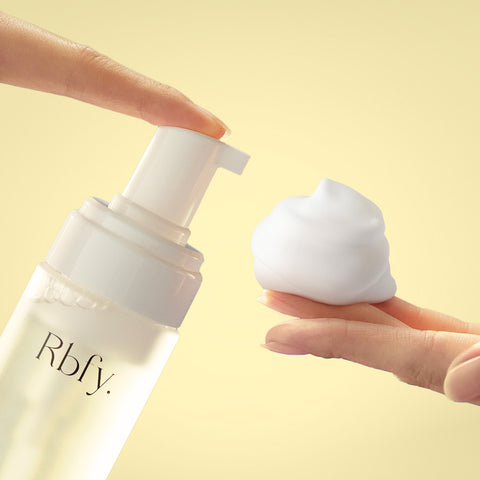 RBFY Bubble Clear Foaming Wash 155ml (Salicylic Acid) - Low-Irritation Acne Bubble Foam, 3-Pack (5%)