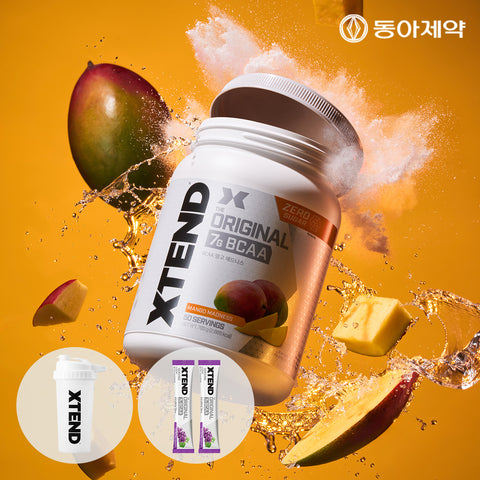 Dong-A Pharm XTEND Zero Sugar BCAA 7,000 mg Grape 50 Servings + Shaker + 2 Extra Sachets