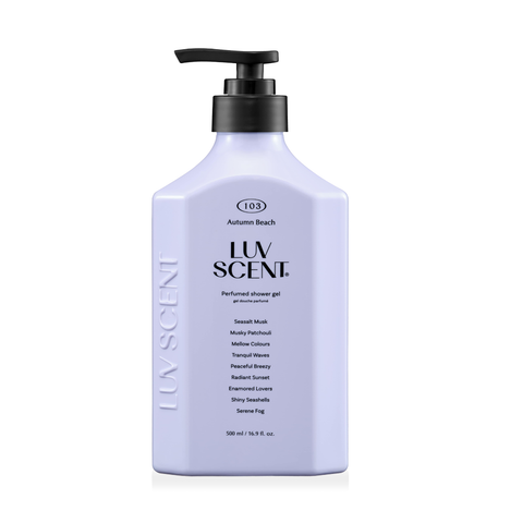 Luvscent Body Wash 500ml - Autumn Beach Sea Salt Musk