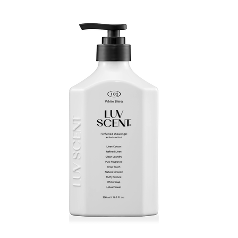 Luvscent Body Wash 500ml (White Shirt Linen Cotton)