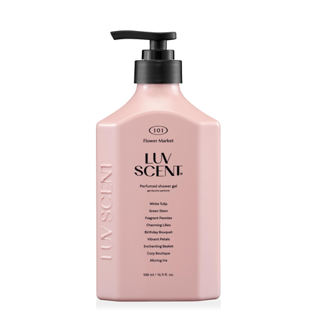 Luvscent Body Wash 500ml - Flower Market White Tulip