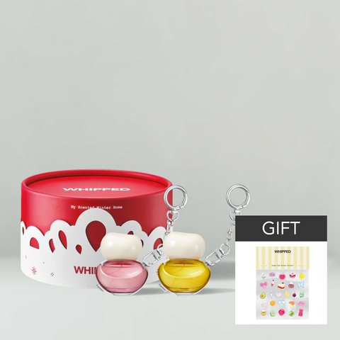 Whipped Hair Perfume & Keyring Set (15ml) Choose 1 of 2 (+ Sugar Pop Glossy Sticker)
