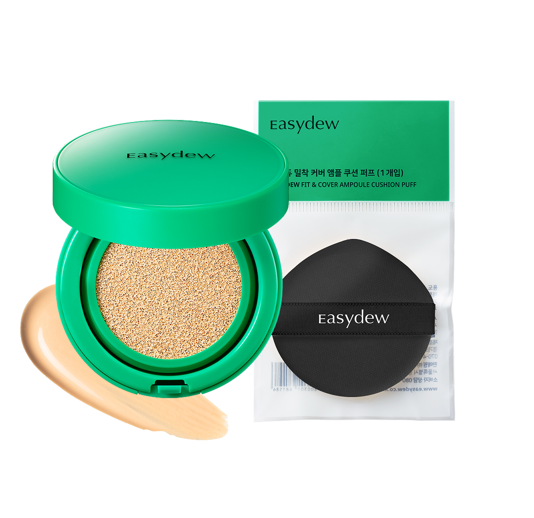 Easydew Mela B Toning Ampoule Cushion - Shade 21 Natural (13g + Puff) Set