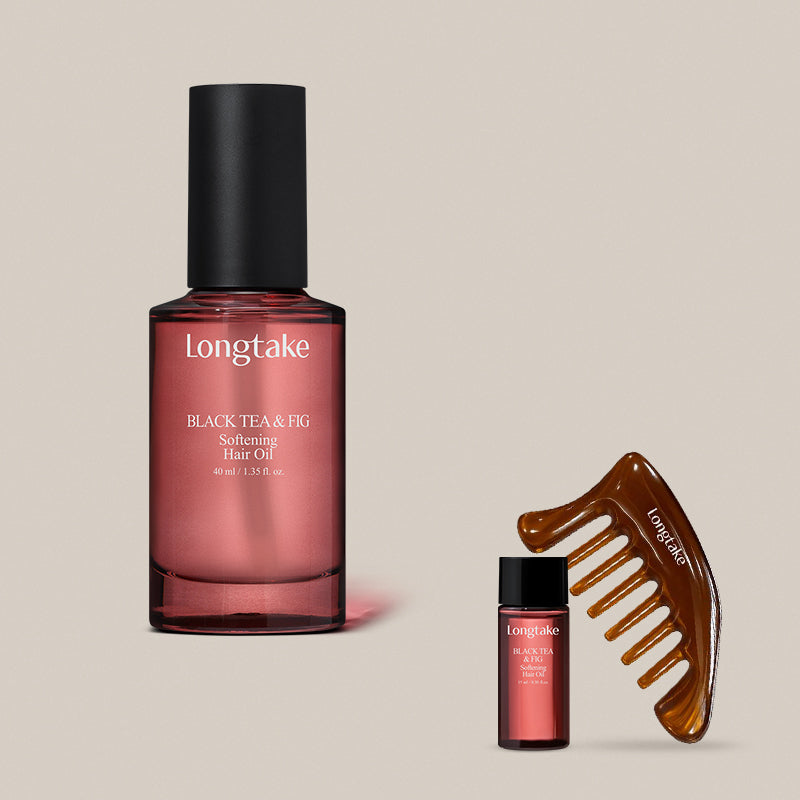 Longtake Black Tea & Fig Softening Hair Oil 40ml