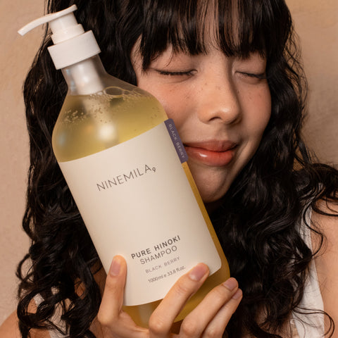 Ninemila Pure Hinoki Shampoo Blackberry Scent 1L