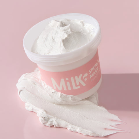 Leaders Milk Sponge Mask 100g + Milk Sponge White Mud Pack-to-Foam 120g