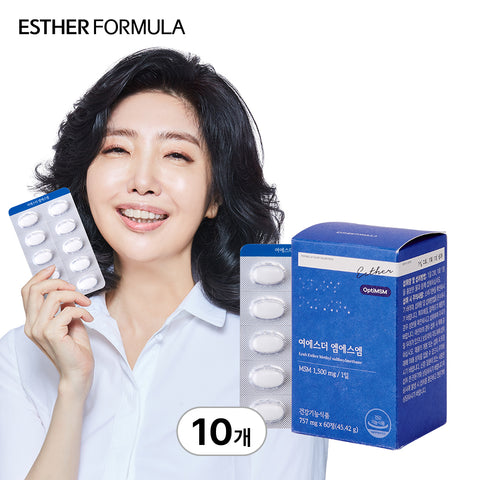 Esther Formula MSM 1500 mg 60 Tablets (Pack of 13)