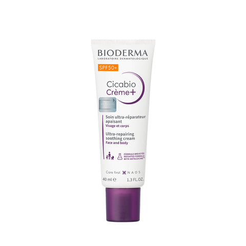 Bioderma Cicabio Cream+ SPF50+ 40ml (Triple Deep Repair Sun Cream)