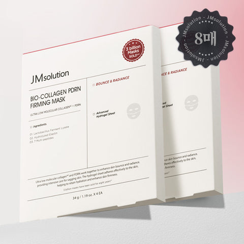 JM Solution Bio Collagen PDRN Firming Mask 34g 4P (2 Pack)