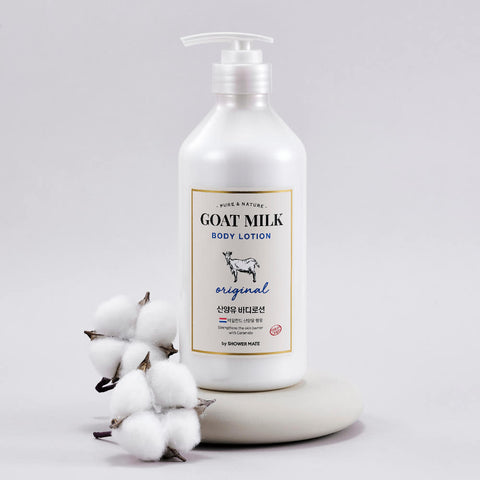 Shower Mate Goat Milk Body Wash 800ml x2 + Lavender Soap 100g