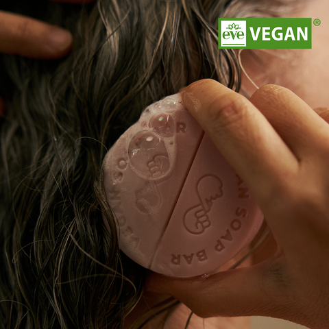 Donggubat Vegan Camellia Relaxing 3-Piece Set (Shampoo Bar + Treatment Bar + All-in-One Wood Gua Sha)