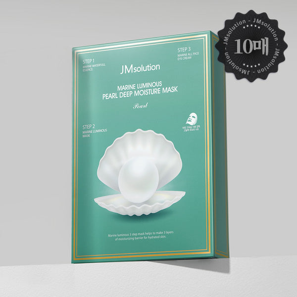 JM Solution Cheonggwang Marine Pearl Moisture Mask Plus 10P