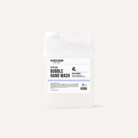 W.Dressroom Perfume Bubble Hand Wash 4L Baby Powder