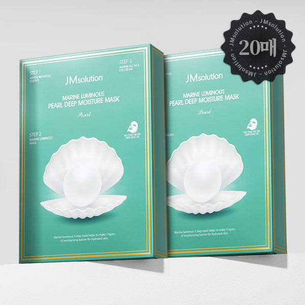 JM Solution Cheonggwang Marine Pearl Moisture Mask Plus 20Sheets