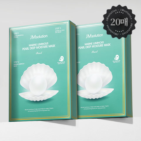 JM Solution Cheonggwang Marine Pearl Moisture Mask Plus 20Sheets