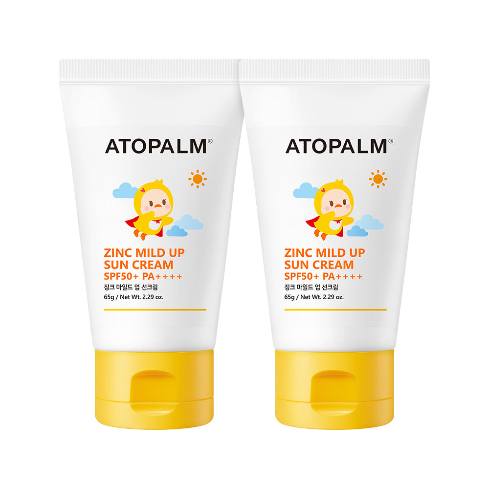 Atopalm Zinc Mild Up Sun Cream 65g (2 Pack)