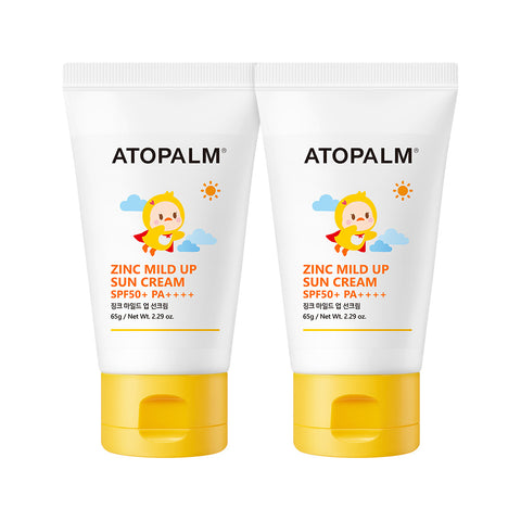 Atopalm Zinc Mild Up Sun Cream 65g (2 Pack)