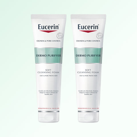Eucerin DermoPurifyer Deep Cleansing Foam 150 ml (2 Pack)