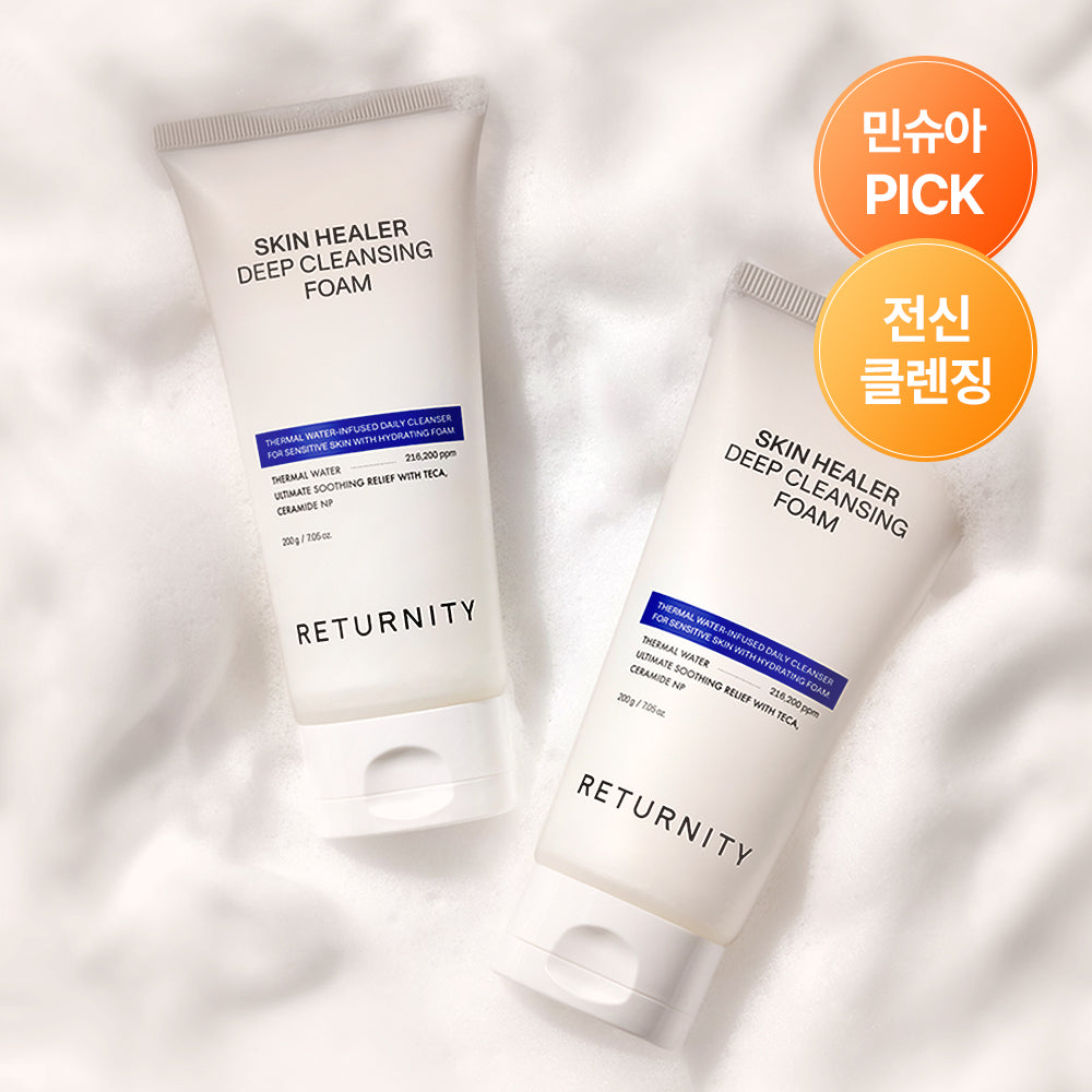 RETURNITY Skin Healer Deep Cleansing Foam 200g (2 Pack)
