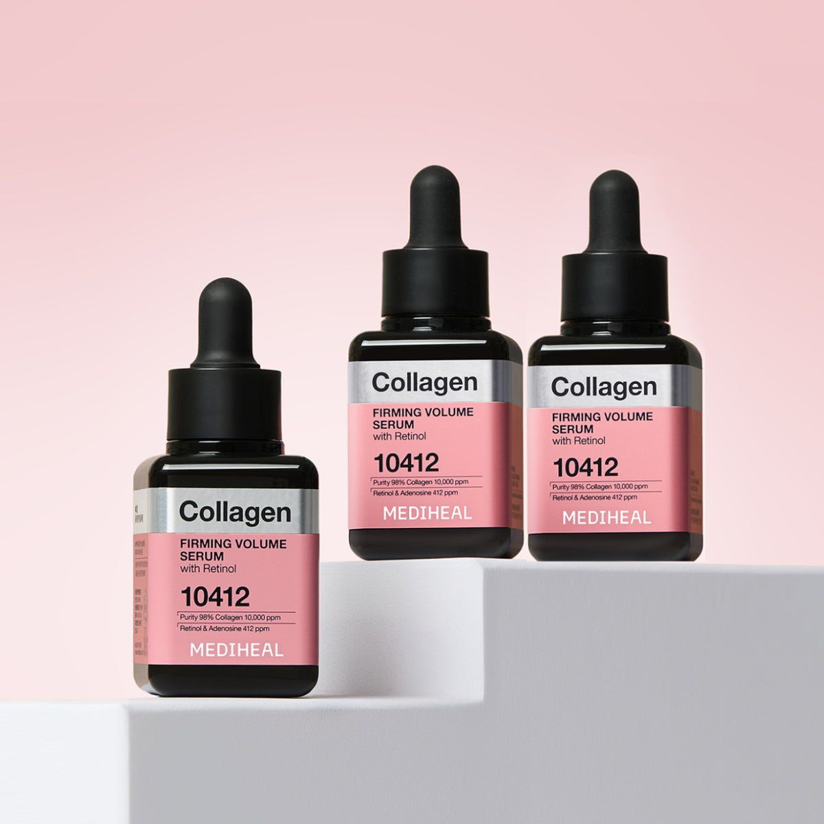 Mediheal Collagen Elastic Volume Serum & Retinol Liposome Collagen Ampoule 40ml (3-Pack)