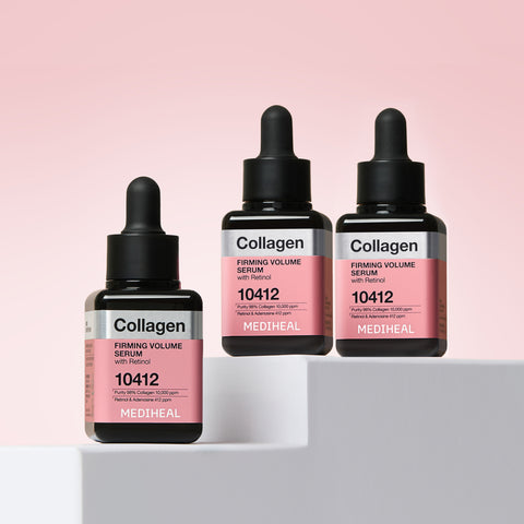 Mediheal Collagen Elastic Volume Serum & Retinol Liposome Collagen Ampoule 40ml (3-Pack)