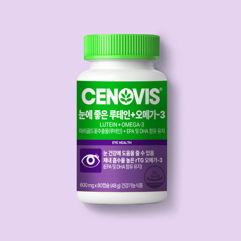 Cenovis Lutein + Omega-3 for Eyes 80 Capsules (3 Pack)
