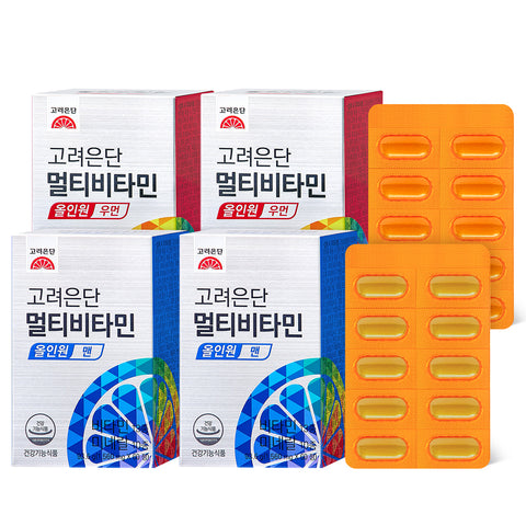 Koreaeundan Multivitamin All-in-One 60 Tablets (4 Pack)