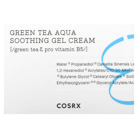 Soonsu Beauty Hydrium Green Tea Aqua Soothing Gel Cream side view