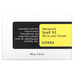 Soonsu Beauty Advanced Snail 92 All in One Cream side view