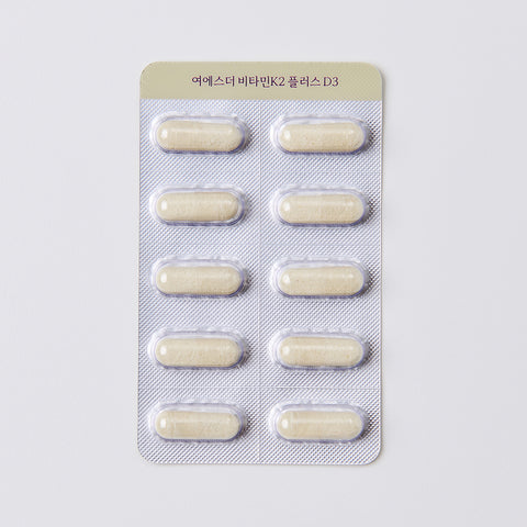 Esther Formula Vitamin K2 Plus D3 (Vitamin K2 & D3) 400 mg 30 Capsules x 12
