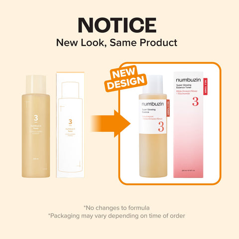 numbuzin No.3 Super Glowing Essence Toner 300ml