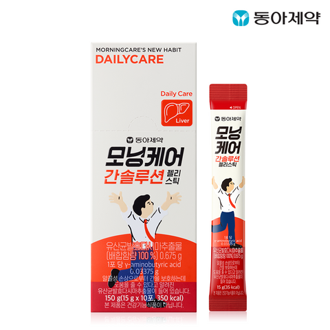 Dong-A Pharm Morning Care Liver Solution Jelly Sticks 10 Pack