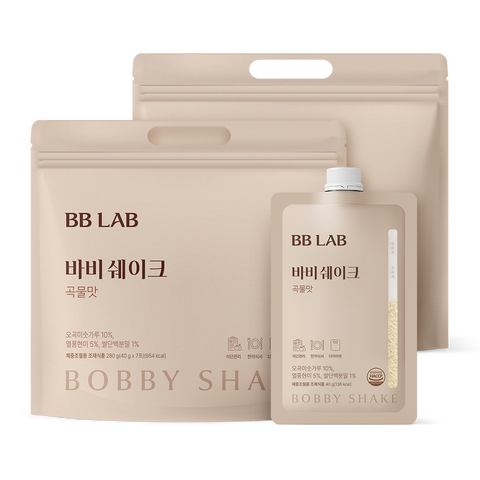 Nutrione BB Lab Babi Shake Grain Protein 7-Sachet Pack x2 (Total 14 Sachets)