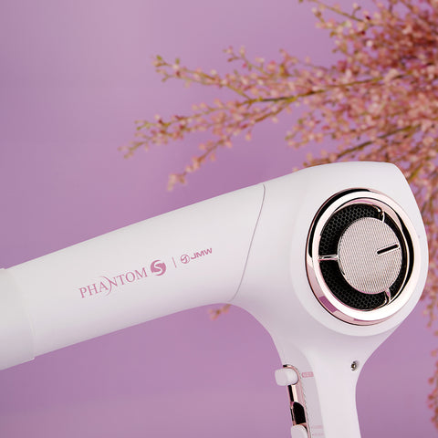 JMW Phantom S MS6401A BLDC Turbo Aviation Motor Hair Dryer White