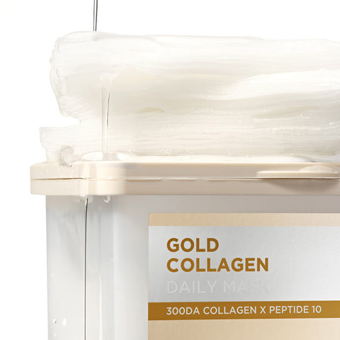 SNP Gold Collagen Daily Mask 30 Sheets + Panthenol Sebum-Control Mask Pack SET