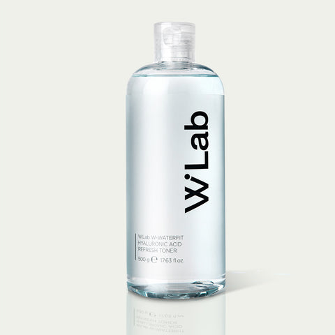 W.Lab WaterFit Hydration 4-Piece Set (Toner + Soothing Cream + Sunscreen + Bubble Cleanser)