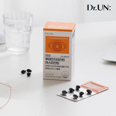 Newtree Dr. Un Lutein Zeaxanthin Astaxanthin 30 Capsules (6 Pack)
