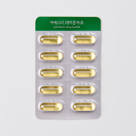 Esther Formula Hemp Seed Oil 1,000 mg Cold-Pressed Additive-Free 30 Capsules x 20