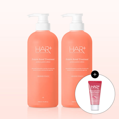 HairPlus Protein Bond Modern Peach Treatment 700ml (2 Pack)