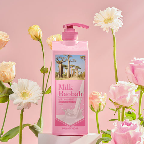 Milk Baobab Original Body Lotion Damask Rose, 500ml (1 pc)