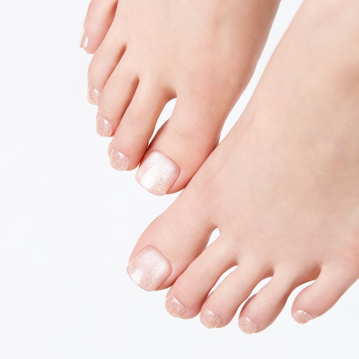 Dashing Diva Magic Press Pedicure Gold Sugar