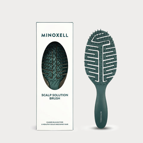 Minoxell Scalp Solution Brush (Shampoo Brush + Dry Brush Multi-Care)