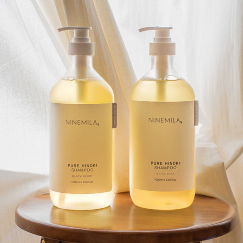 Ninemila Pure Hinoki Shampoo White Musk 1L