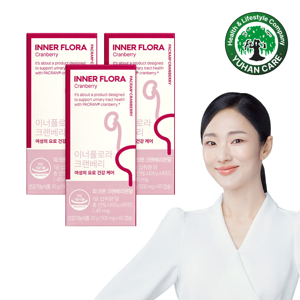 New Origin Innerflora Cranberry for Urinary Health (3-Box 3 Months)
