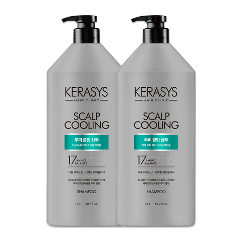 Kerasys Clinic Scalp Deep Cleansing Dandruff Care 1.5L x2 + 180ml Shampoo