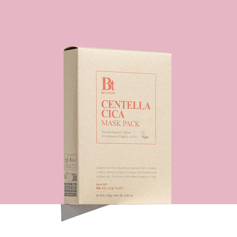 Benton Goodbye Redness Centella Mask Pack 10P