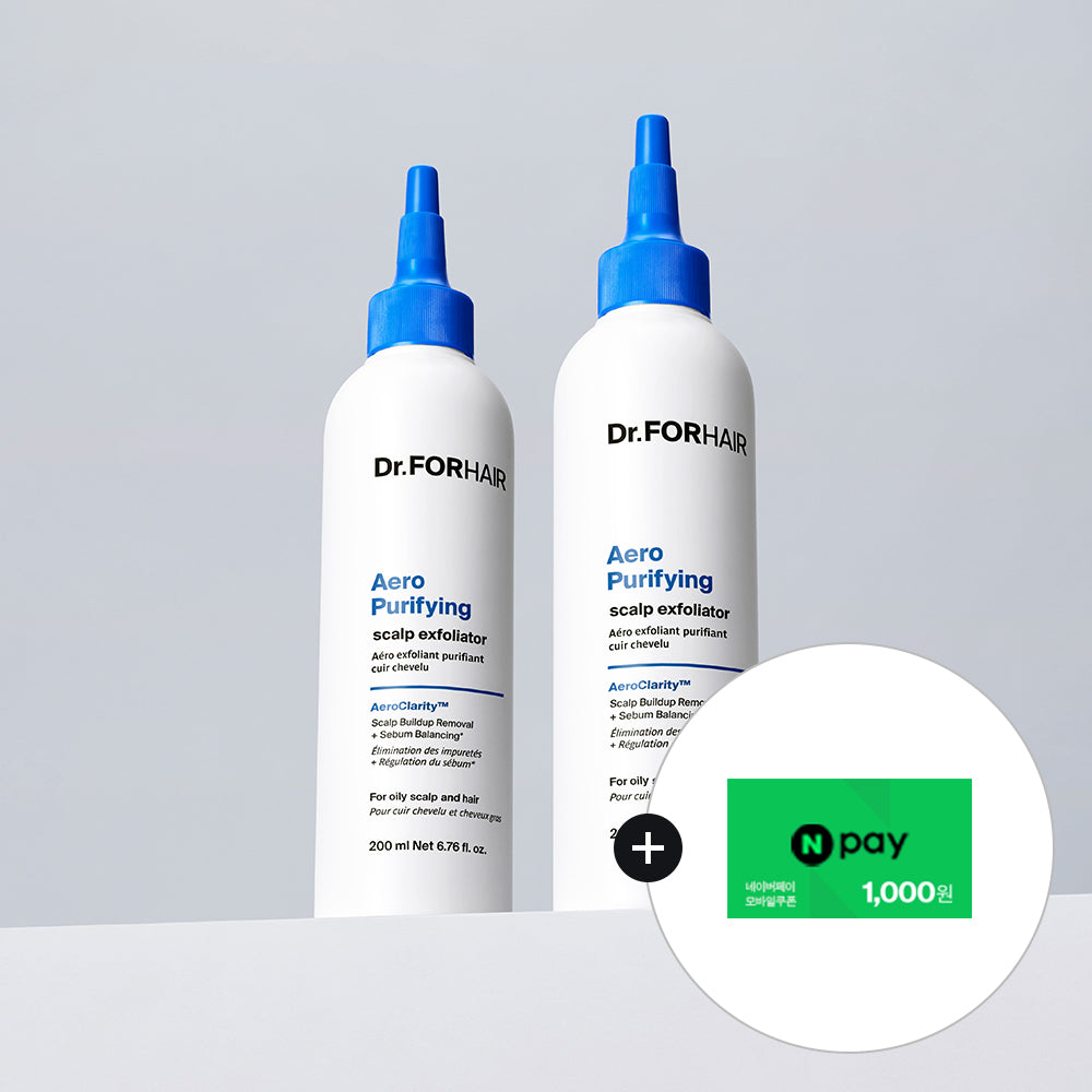 Dr.FORHAIR Scalp Scaler Mild Scaling for Oily & Sensitive Scalp 200ml (2 Pack)