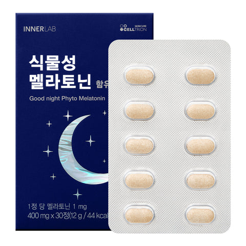 Celltrion InnerLab Plant-Based Melatonin 1 Box (1-Month Supply Made in Korea)